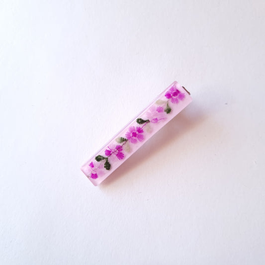 Seconds Mini Violet Lilac Flower Clip
